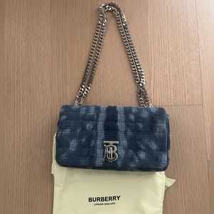 Burberry Denim printed Lola bag